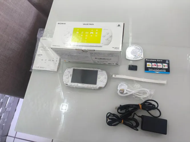 PSP 1000 branco cib em ótimo estado