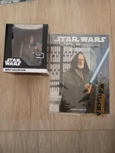 Colecão Busto Star Wars - 03 Unidades - Obi-Wan Knobi, Death Trooper e Snow Trooper