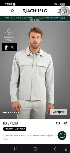 Jaqueta impermeável RIACHUELO