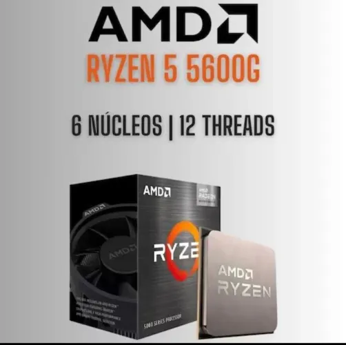 Processador Amd Ryzen 5 5600g De 6 Núcleos E 12 Threads