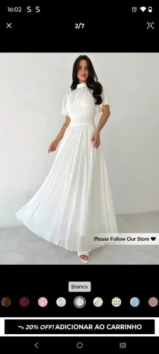 Vestido de casamento ou chá revelação