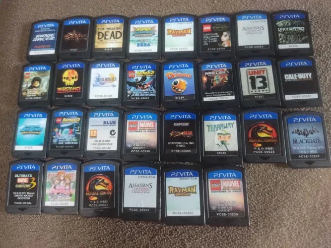 Jogos físicos sem caixa para psvita