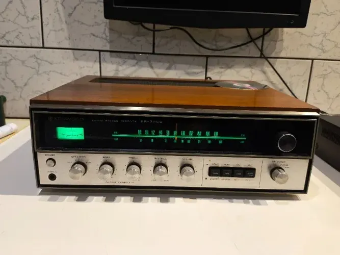 Receiver vintage  Kenwood, modelo KR-3200 DÉCADA DE 70  FUNCIONANDO - RARIDADE 