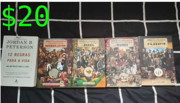Livros variados $5 $10 $20