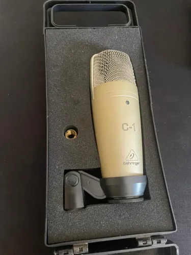 Microfone Condensador Behringer C-1 - Nunca Usado