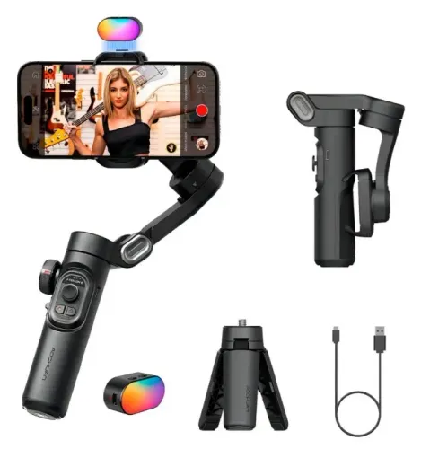 Estabilizador camera celular Aochuan Smart Xe Gimbal para Smartphone (novo)