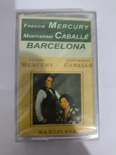 Fita K7 Freddie Mercury E Montserrat Caballé - Barcelona Nova Lacrada