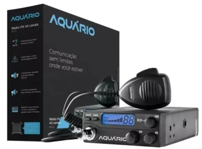 Rádio PX 11 metros, 240 canais de fábrica