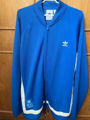 Jaqueta azul adidas originals