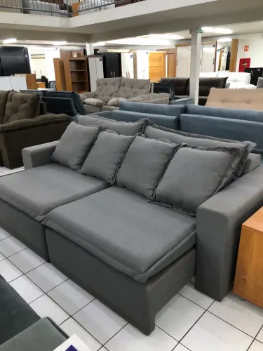 Sofa 2,40 retratil linho NOVO
