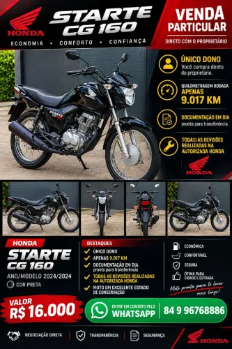 HONDA START 160 ANO 2024