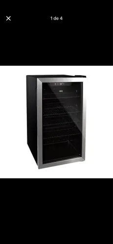 freezer Cervejeira Expositor Vertical HQ Vidro Duplo 100 Litros Inox HQ