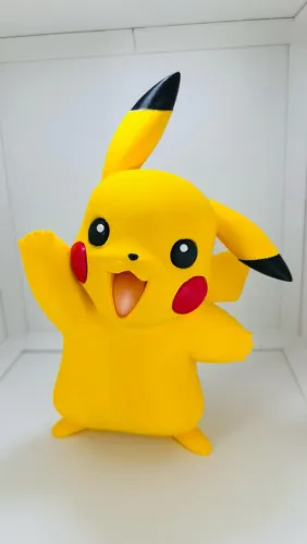 Boneco Pikachu 3d Colecionável Geek Decoração Presente