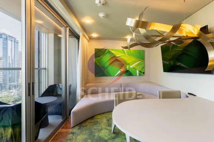 Apartamento mobiliado para locação na Vila Olímpia - Luxo e sofisticação 2 dormitórios