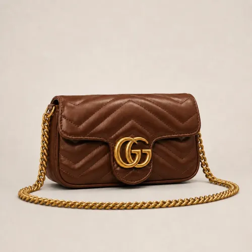 Bolsa marmont mini para mulheres delicadas, com certificado e acessórios, nova.