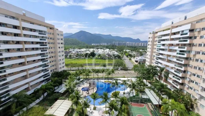 Barra da Tijuca Condomínio Resort - 2 quartos, suíte, 71m² Total infraestrutura