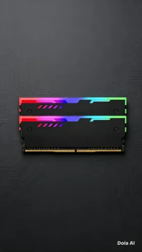 Par de dissipadores de memória ram argb