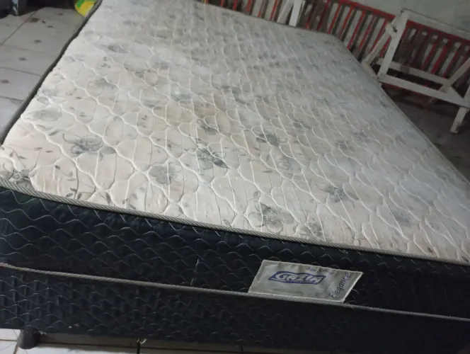 Cama box casal conjugada