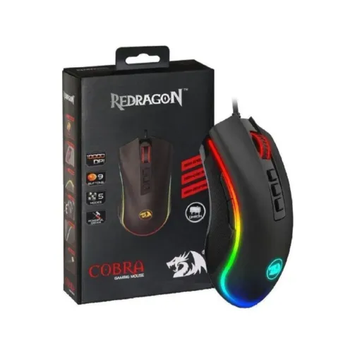 Mouse Gamer Redragon Cobra M711 V3 RGB USB Novo-Lacrado