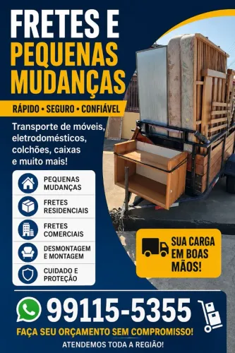 Fretes e pequenas mudanças
