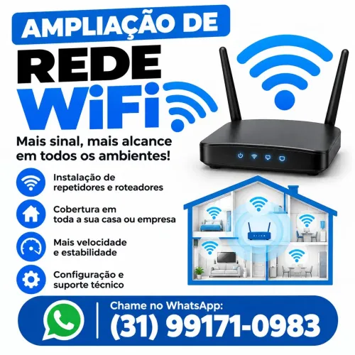 AMPLIAÇÃO DE REDE WI-FI