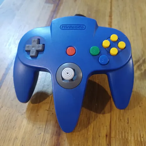 Controle nintendo 64 edição Azul