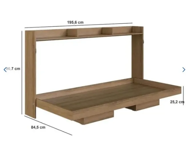 Cama de solteiro articulada