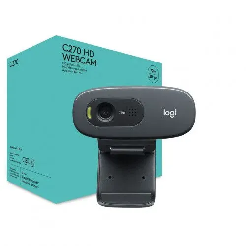 Webcam Logitech C270 HD (720p a 30 fps)