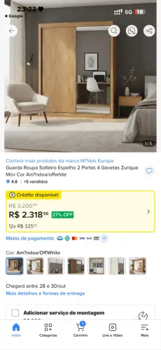 Guarda roupa 
