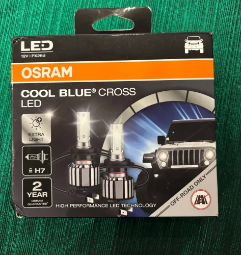 Lâmpada Super LED Osram H7 23W 12V Cool Blue Cross 6000K