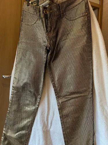 Calça Jeans Dmylr Dourada 38