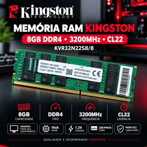 Memória RAM KINGSTON 