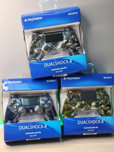 Controle De PS4 Sem Fio Bluetooth - ENTREGA GRÁTIS