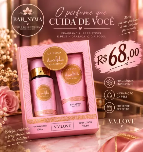 Kit Body Splash + hidratante 