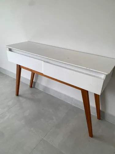 Aparador com gavetas branco madeira mdf 