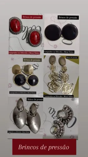 Brincos de pressão