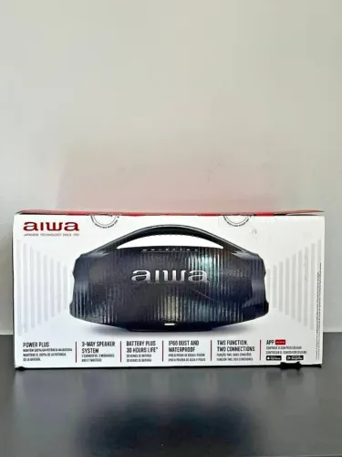 Caixa de Som AIWA Boombox Plus 200W RMS Nova Lacrada Faço entrega