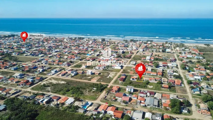 Terreno escriturado na praia do Campo Bom em Jaguaruna