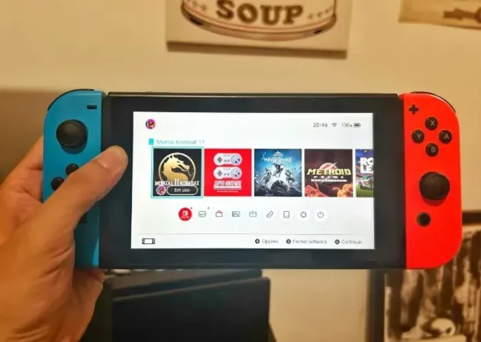 A VIDA TÁ CHATA? Mete o Nintendo Switch 1 V2 e vai ser feliz! R$1.000,00