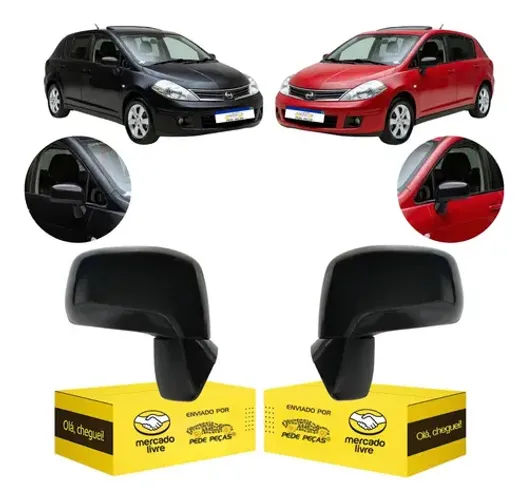 Par Retrovisor Nissan Tiida 2008 2009 2010 2011 2012 2013