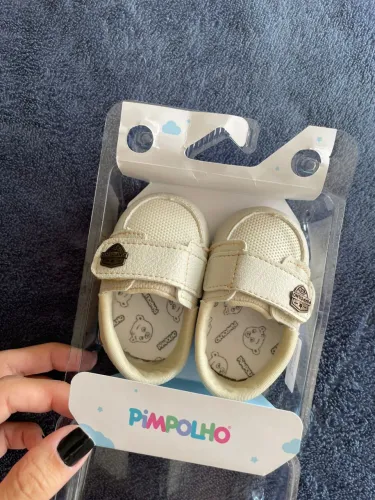 Mocassim bebê tamanho 1