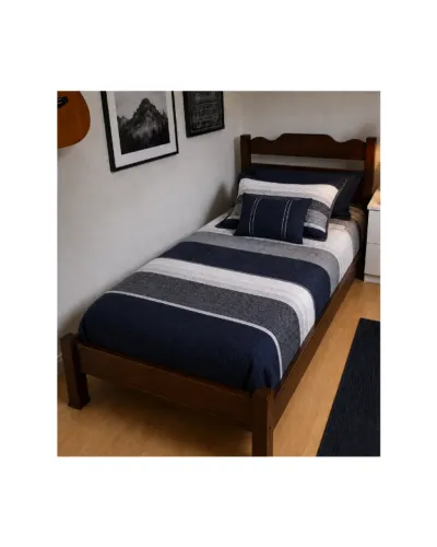 Cama de madeira - solteiro
