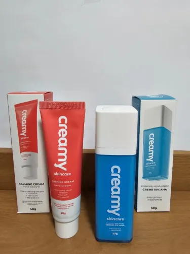 Kit CREAMY - Ácido Glicólico + Hidratante Calming Cream