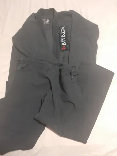 Kimono jiu jitsu preto A2