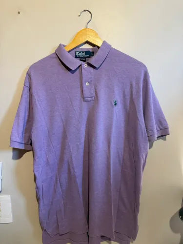 Camisa polo Ralph Lauren masculina tamanho g lilás