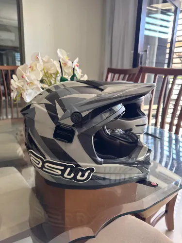 Capacete moto cross