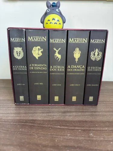 Box As Crônicas de Gelo e Fogo - 5 volumes - Edição de Colecionador