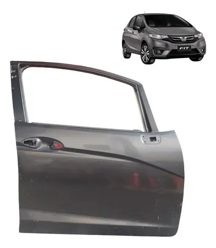 Porta Honda Fit 2015 A 2021 Dianteira Direita Com Detalhe Dianteira Direito Cinza-escuro
