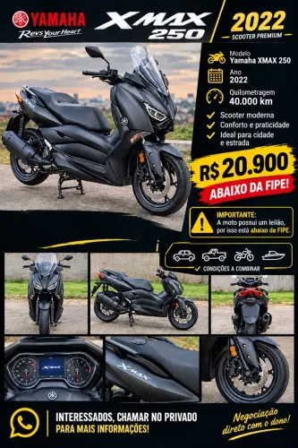 Yamaha XMax 250 ABS Darth Vader 2022
