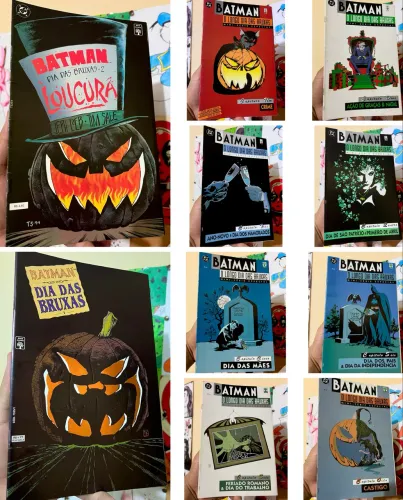 Batman o longo dia das bruxas completo 8 volumes + 1 e 2 batman dia das bruxas